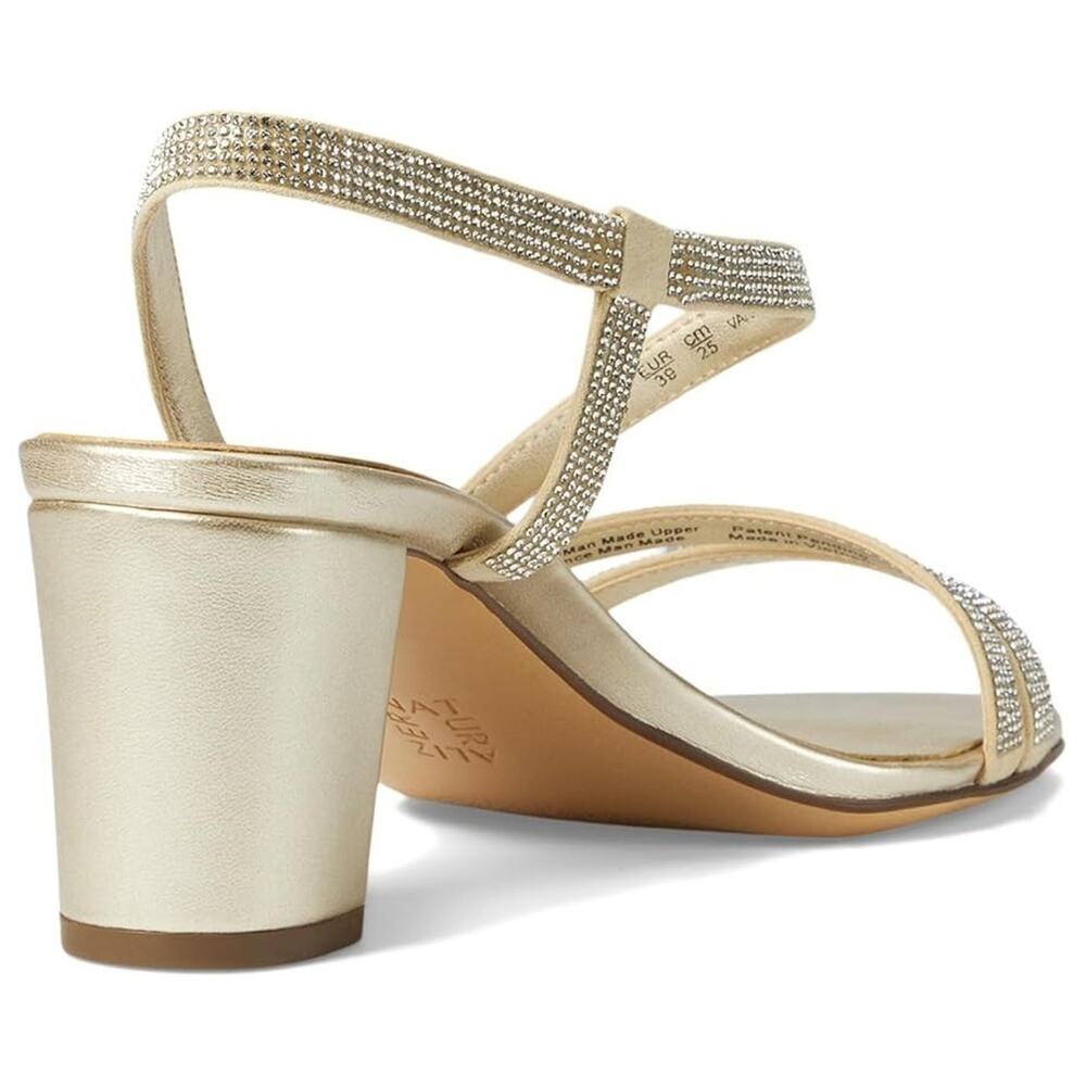 Naturalizer Strappy Pump Sandals‎ Vanessa 2 Champagne Size 9 - Picture 4 of 9